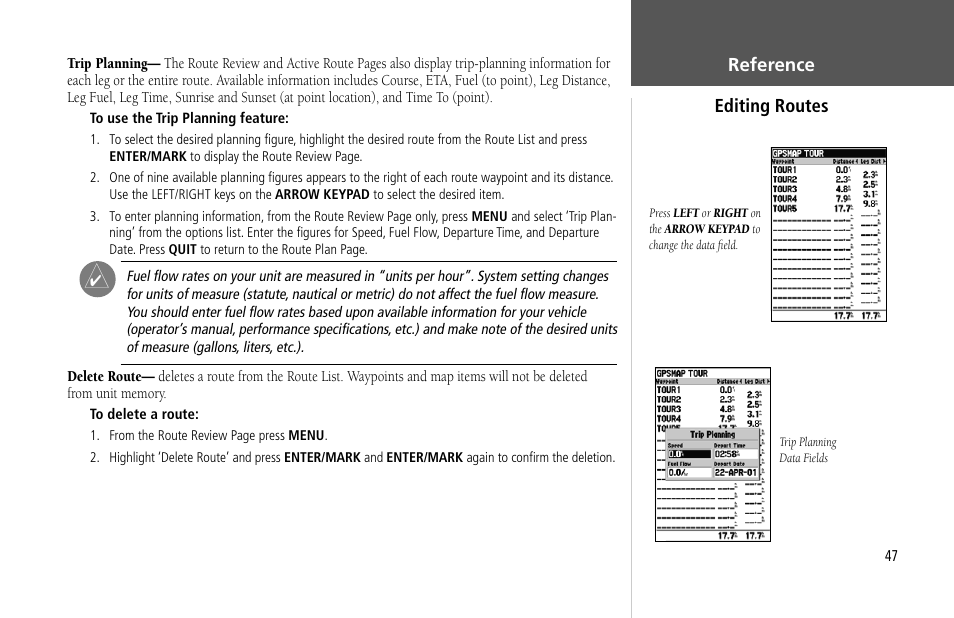 Garmin GPSMAP 232 User Manual | Page 57 / 104