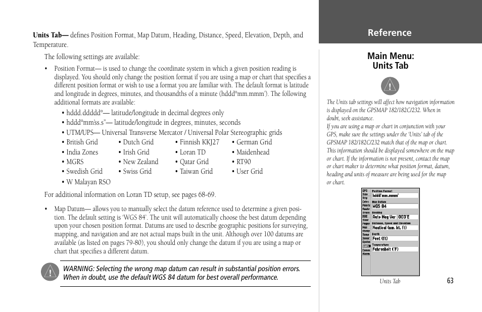 Garmin GPSMAP 232 User Manual | Page 73 / 104
