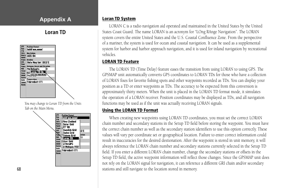 Garmin GPSMAP 232 User Manual | Page 78 / 104