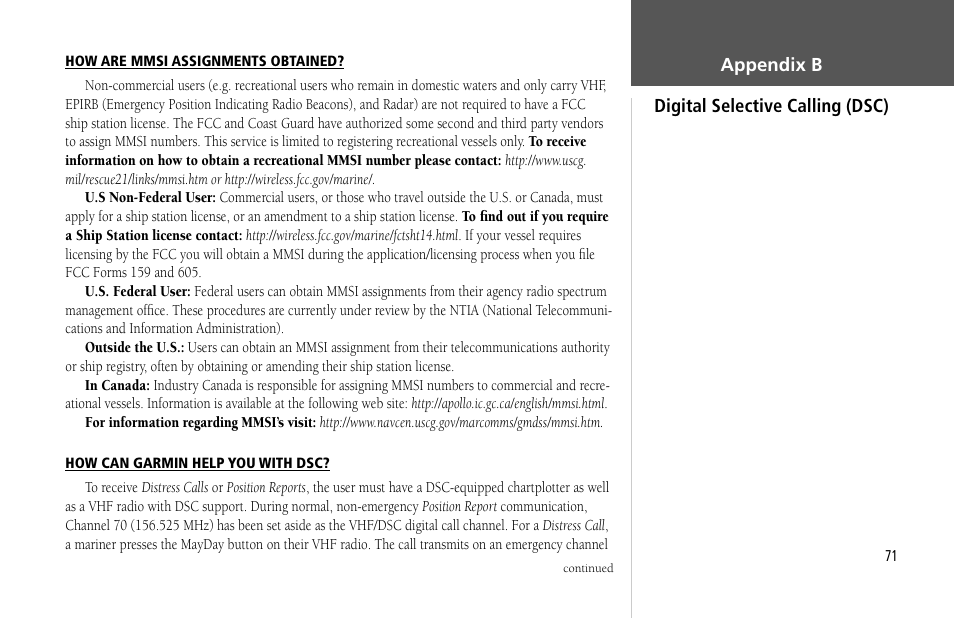 Garmin GPSMAP 232 User Manual | Page 81 / 104