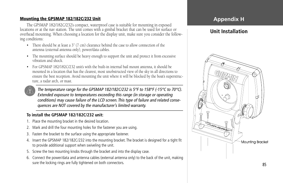 Garmin GPSMAP 232 User Manual | Page 95 / 104