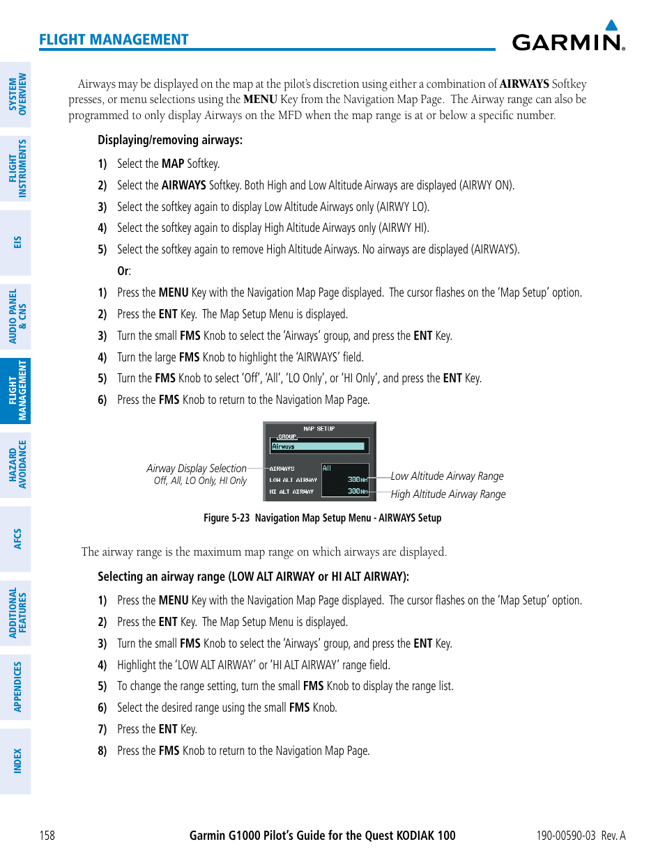 Flight management | Garmin G1000 Quest Kodiak User Manual | Page 170 / 502