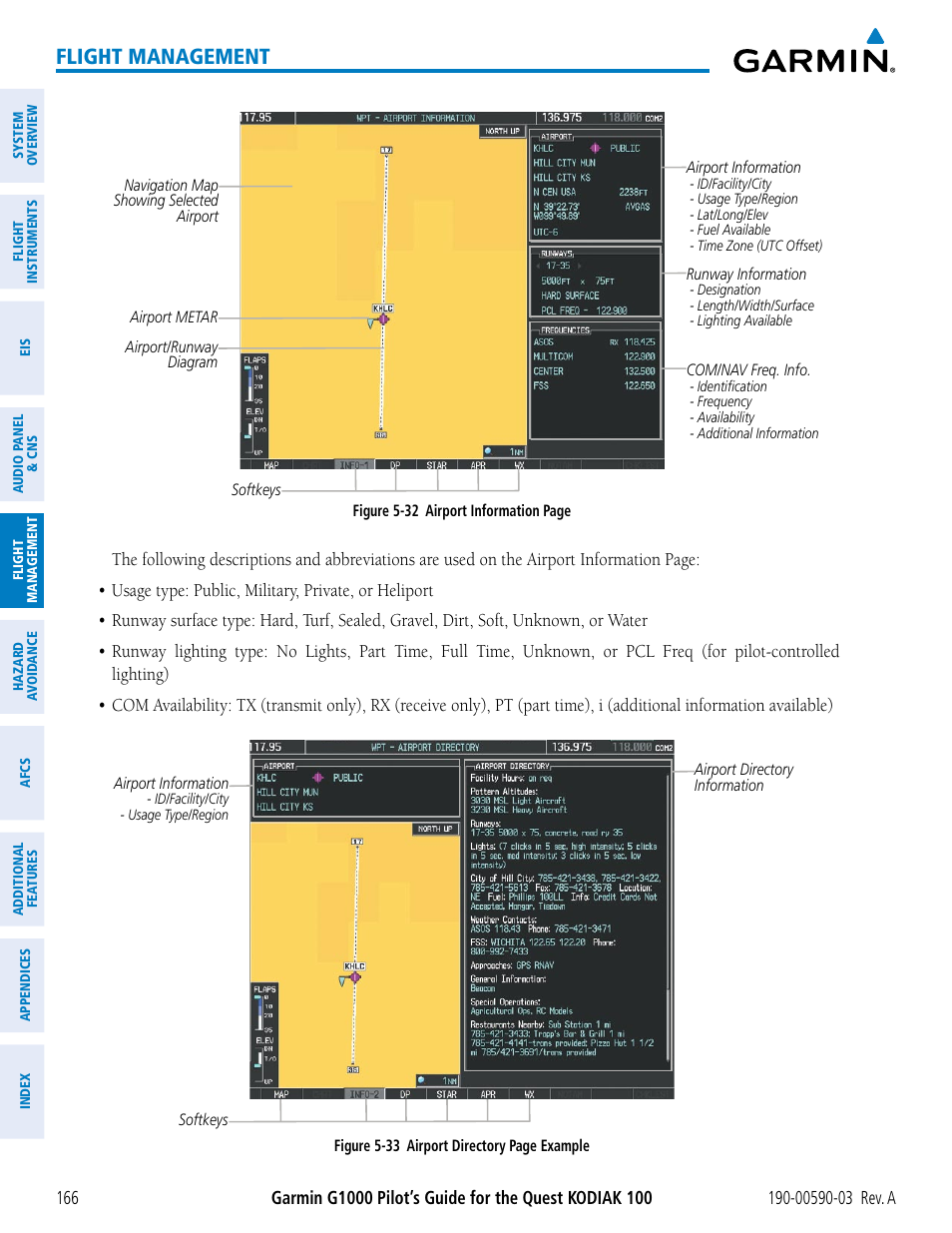 Flight management | Garmin G1000 Quest Kodiak User Manual | Page 178 / 502