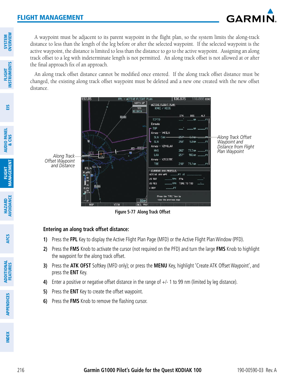 Flight management | Garmin G1000 Quest Kodiak User Manual | Page 228 / 502