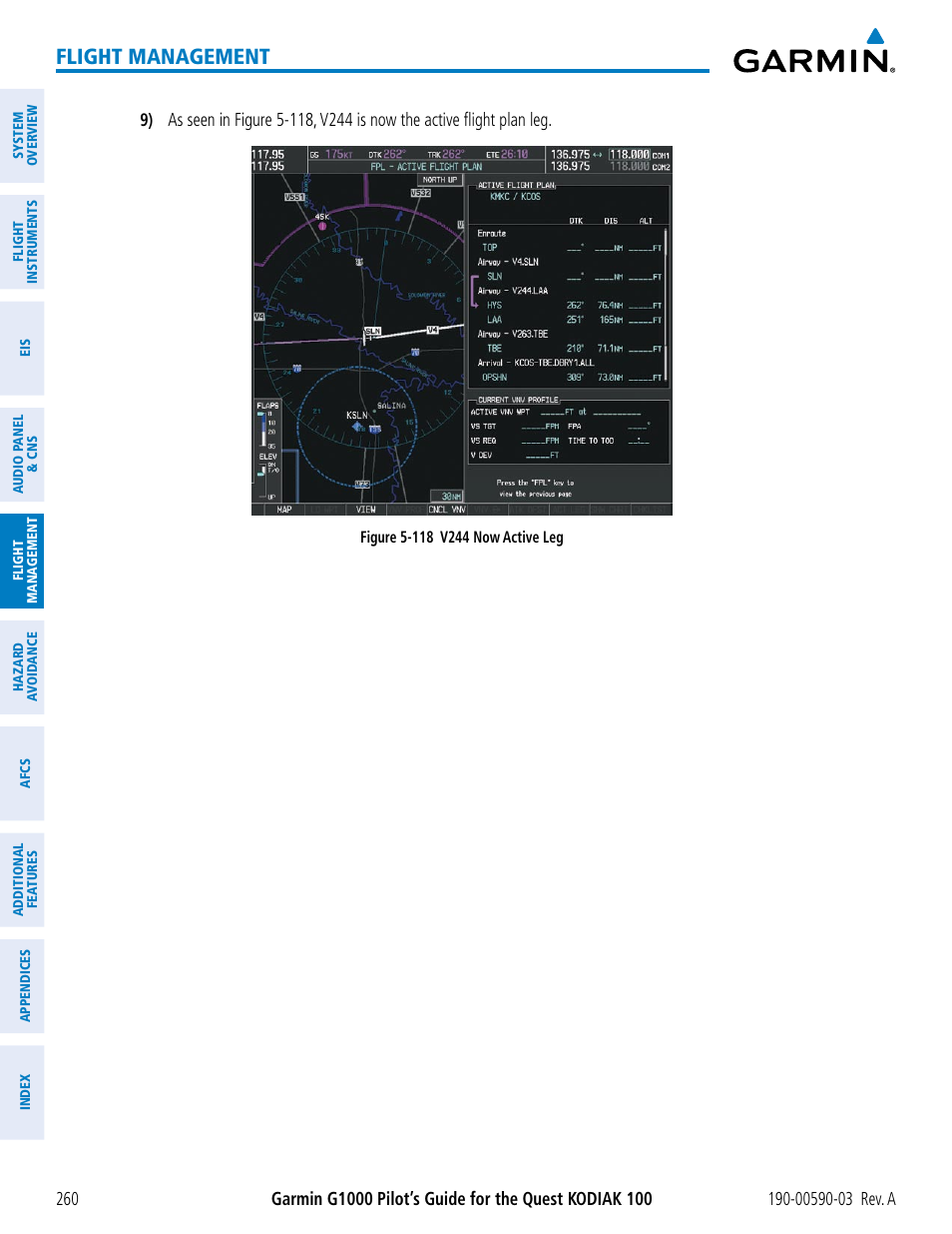 Flight management | Garmin G1000 Quest Kodiak User Manual | Page 272 / 502