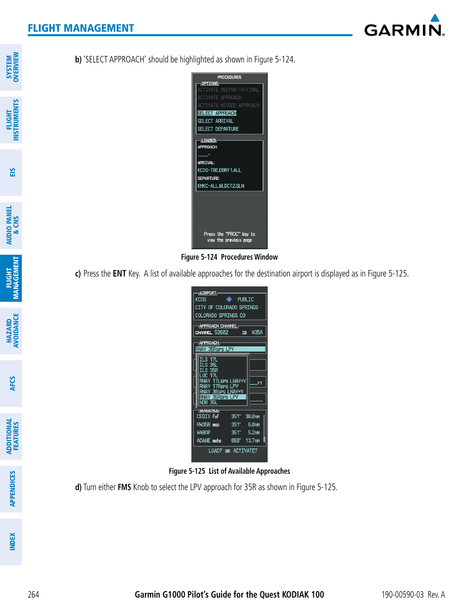 Flight management | Garmin G1000 Quest Kodiak User Manual | Page 276 / 502