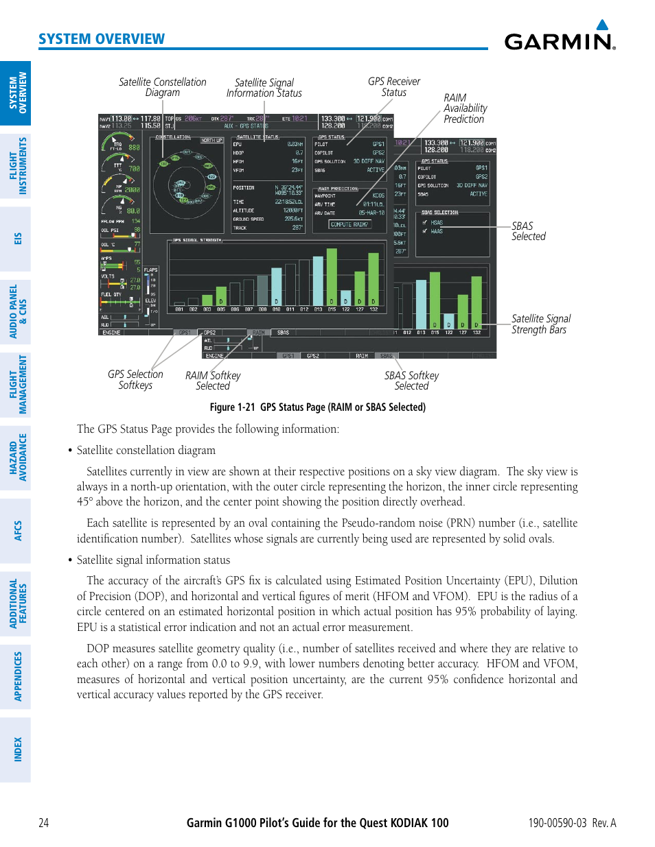 System overview | Garmin G1000 Quest Kodiak User Manual | Page 36 / 502