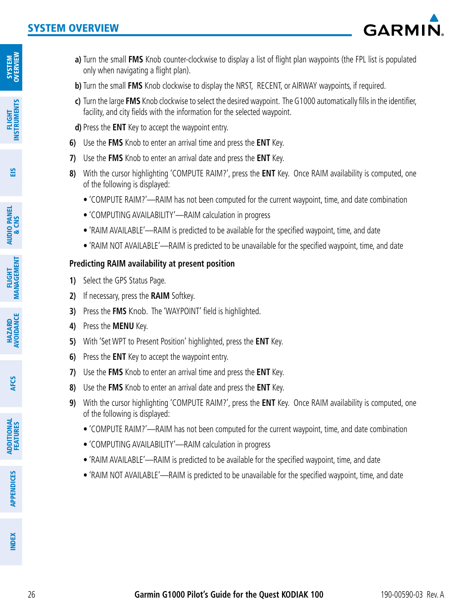 System overview | Garmin G1000 Quest Kodiak User Manual | Page 38 / 502