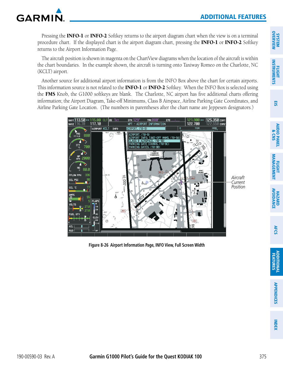 Additional features | Garmin G1000 Quest Kodiak User Manual | Page 387 / 502