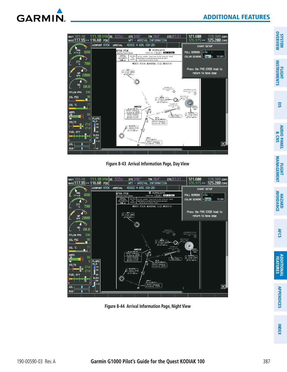 Additional features | Garmin G1000 Quest Kodiak User Manual | Page 399 / 502