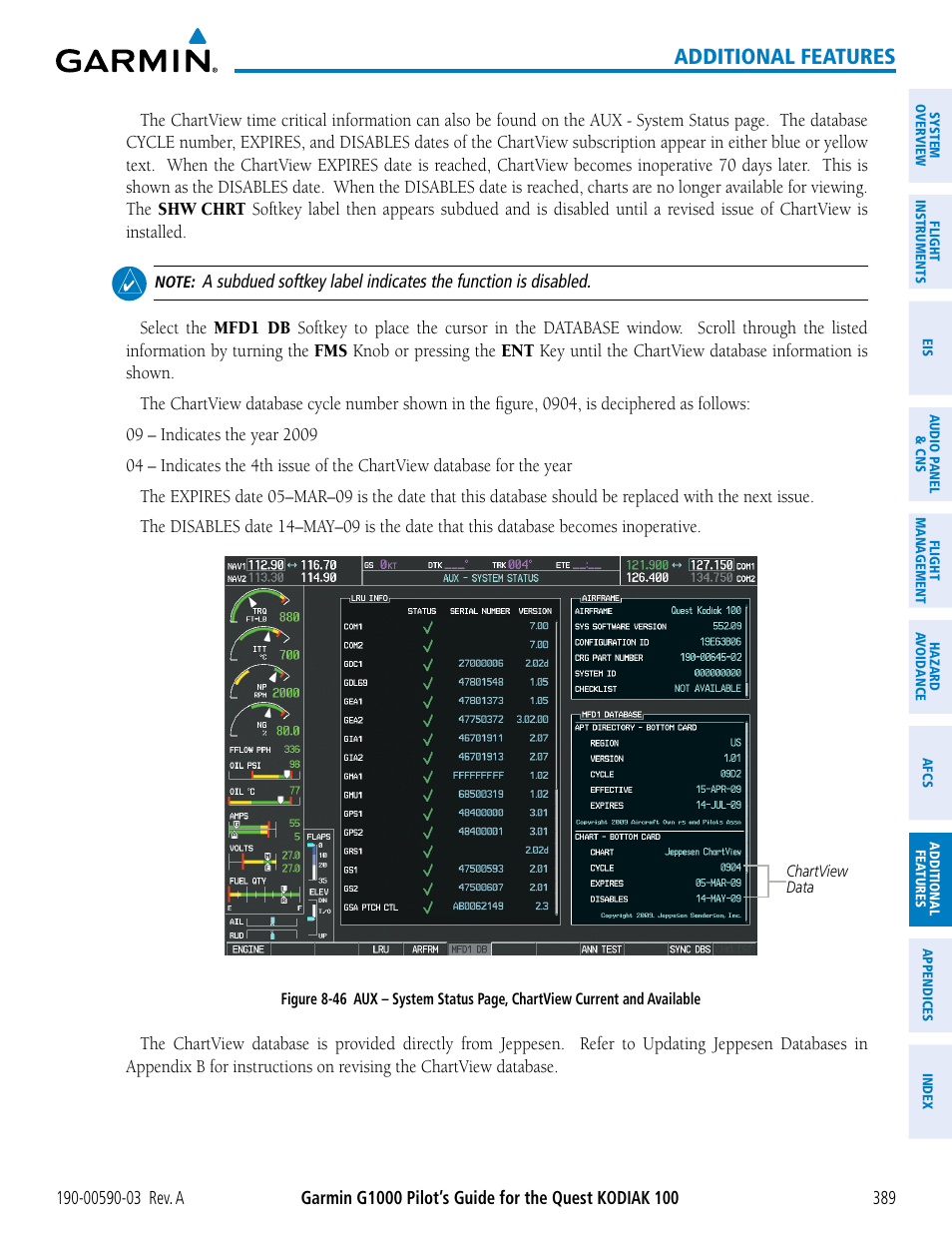 Additional features | Garmin G1000 Quest Kodiak User Manual | Page 401 / 502