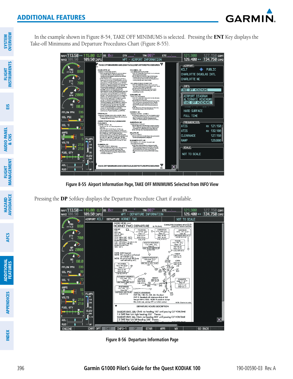 Additional features | Garmin G1000 Quest Kodiak User Manual | Page 408 / 502