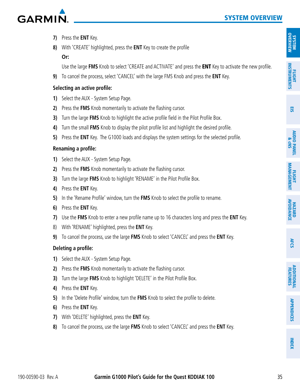 System overview | Garmin G1000 Quest Kodiak User Manual | Page 47 / 502