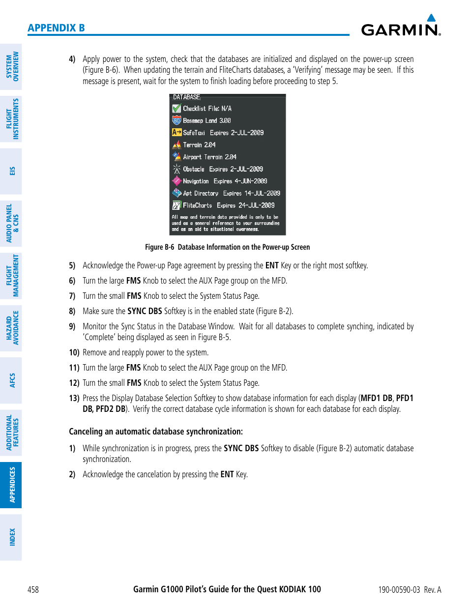 Appendix b | Garmin G1000 Quest Kodiak User Manual | Page 470 / 502