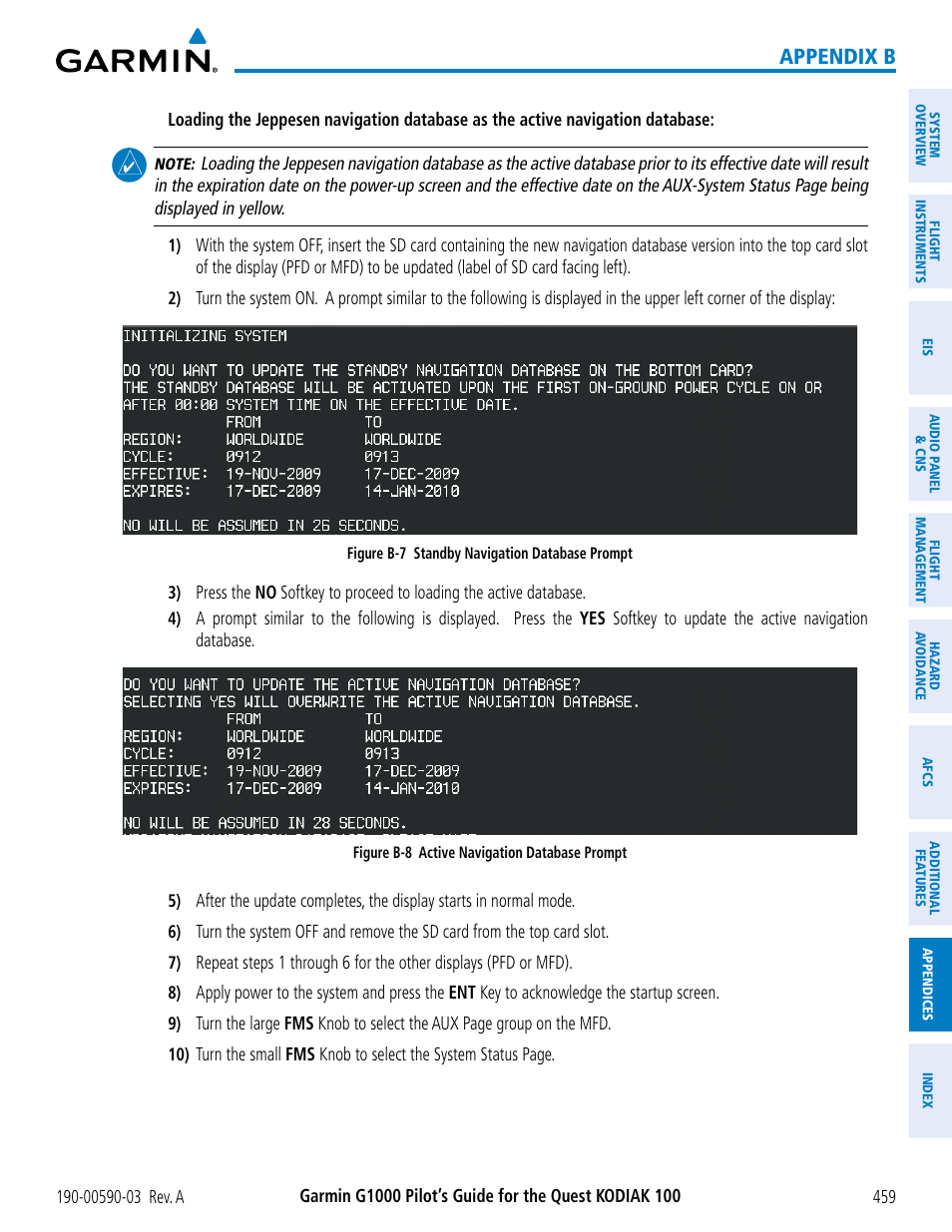 Appendix b | Garmin G1000 Quest Kodiak User Manual | Page 471 / 502