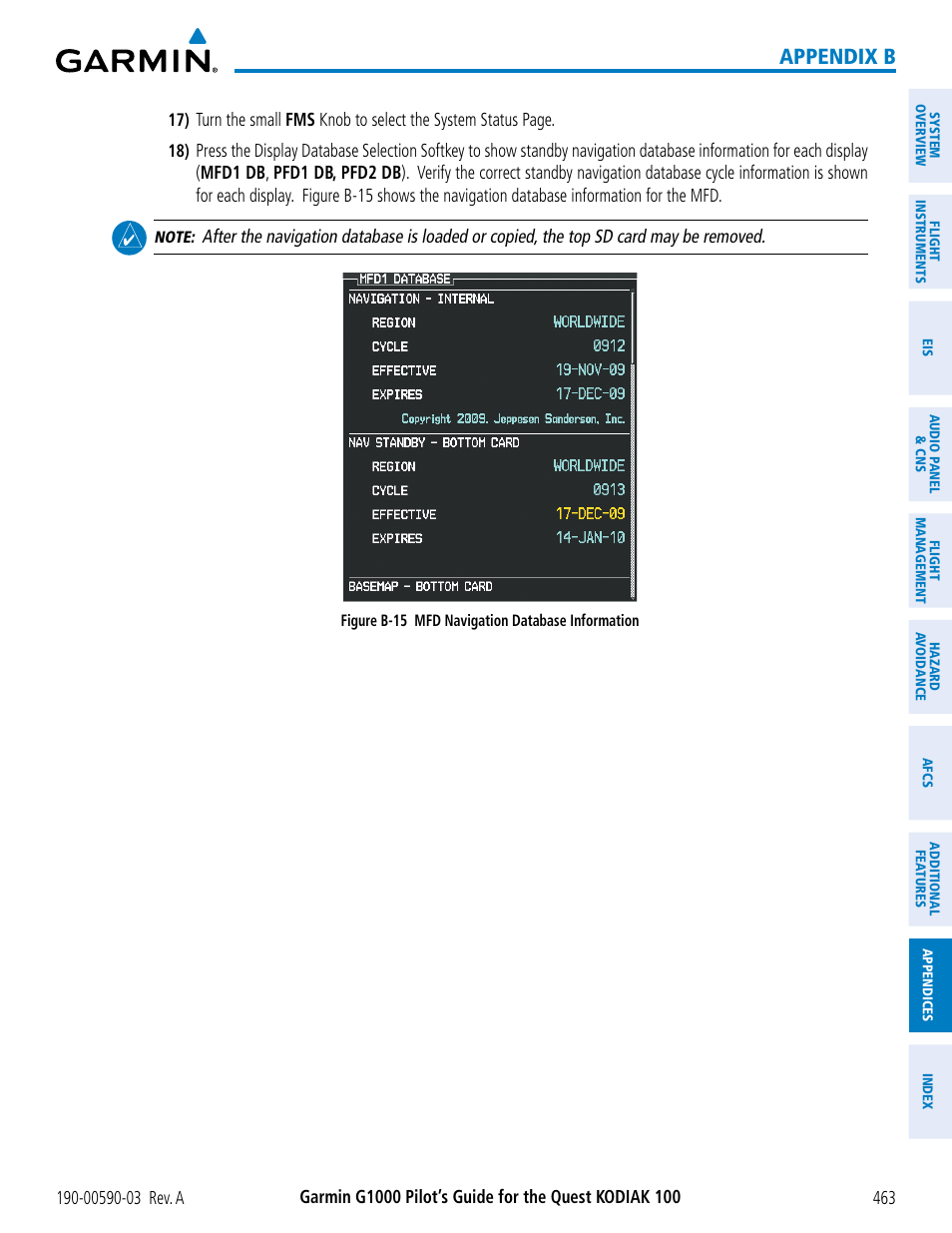 Appendix b | Garmin G1000 Quest Kodiak User Manual | Page 475 / 502