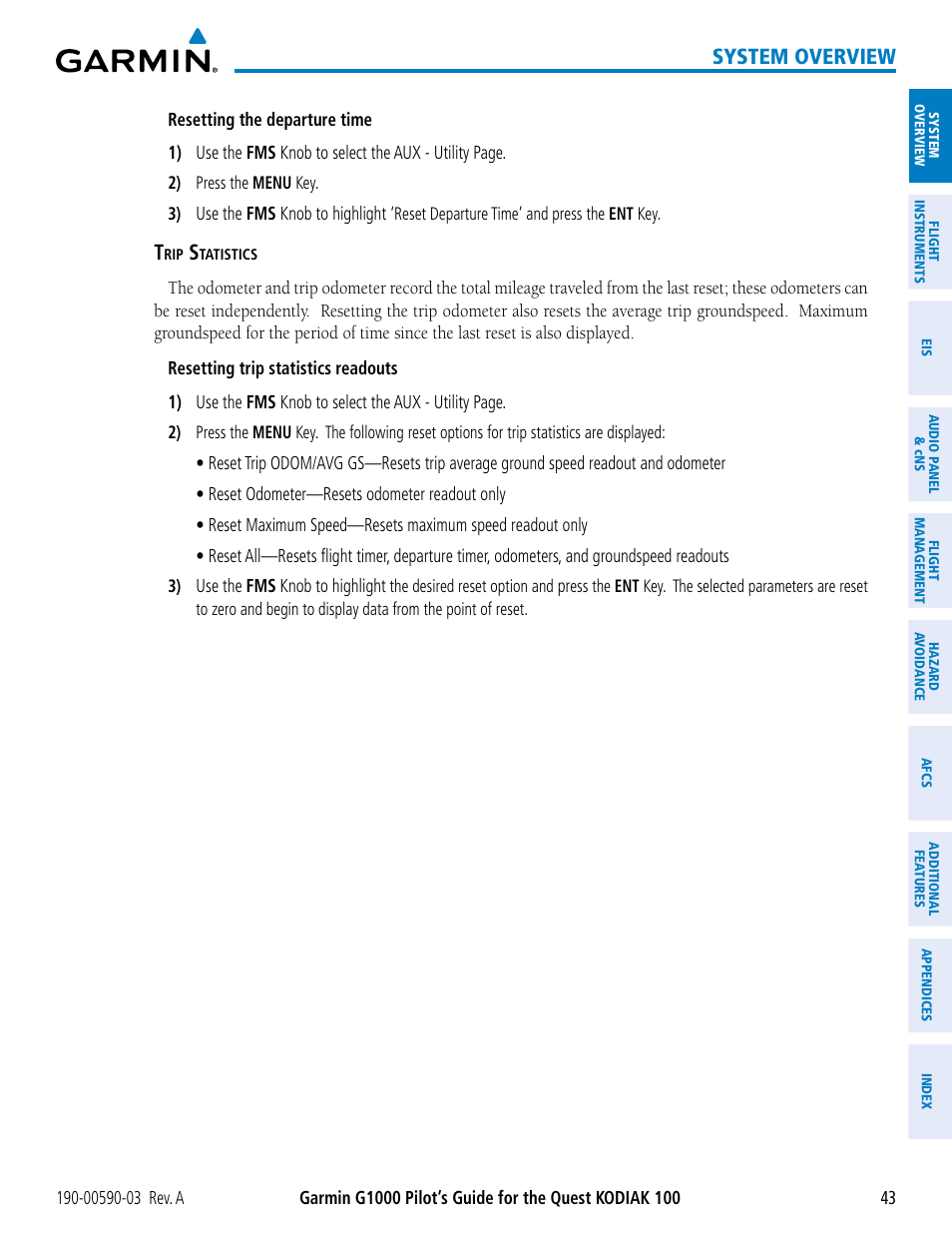 System overview | Garmin G1000 Quest Kodiak User Manual | Page 55 / 502