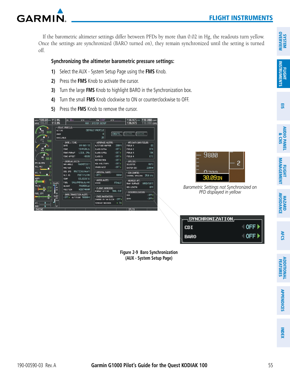 Flight instruments | Garmin G1000 Quest Kodiak User Manual | Page 67 / 502