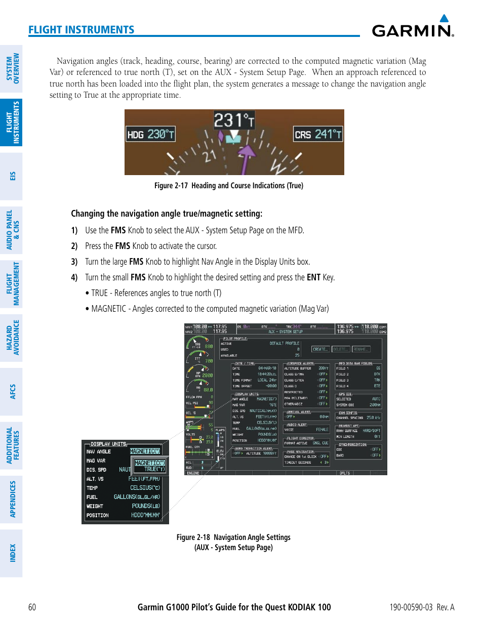 Flight instruments | Garmin G1000 Quest Kodiak User Manual | Page 72 / 502