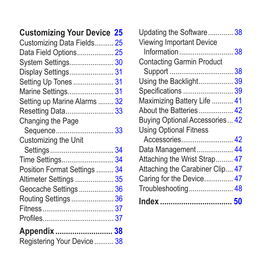 Garmin GPSMAP 62stc User Manual | Page 4 / 60