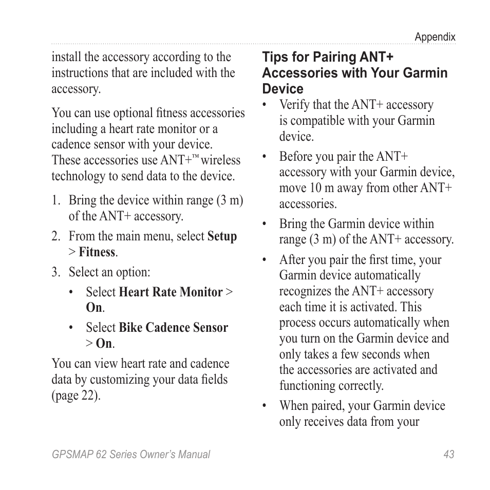 Garmin GPSMAP 62stc User Manual | Page 47 / 60