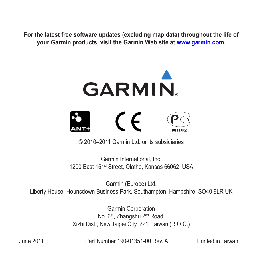 Garmin GPSMAP 62stc User Manual | Page 60 / 60