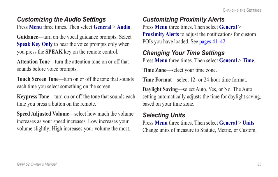 Garmin GVN 52 User Manual | Page 41 / 58