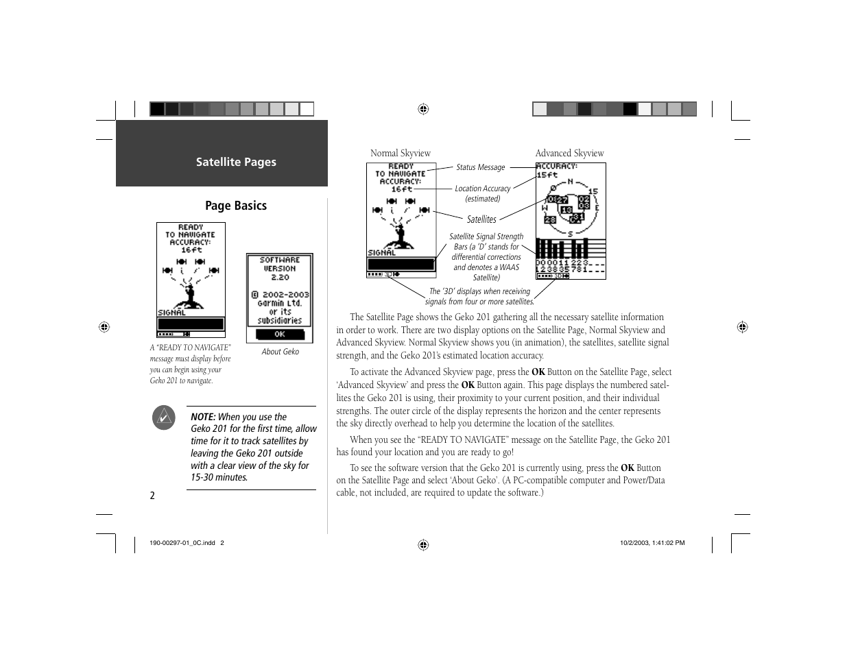 Garmin Geko 201 User Manual | Page 10 / 52