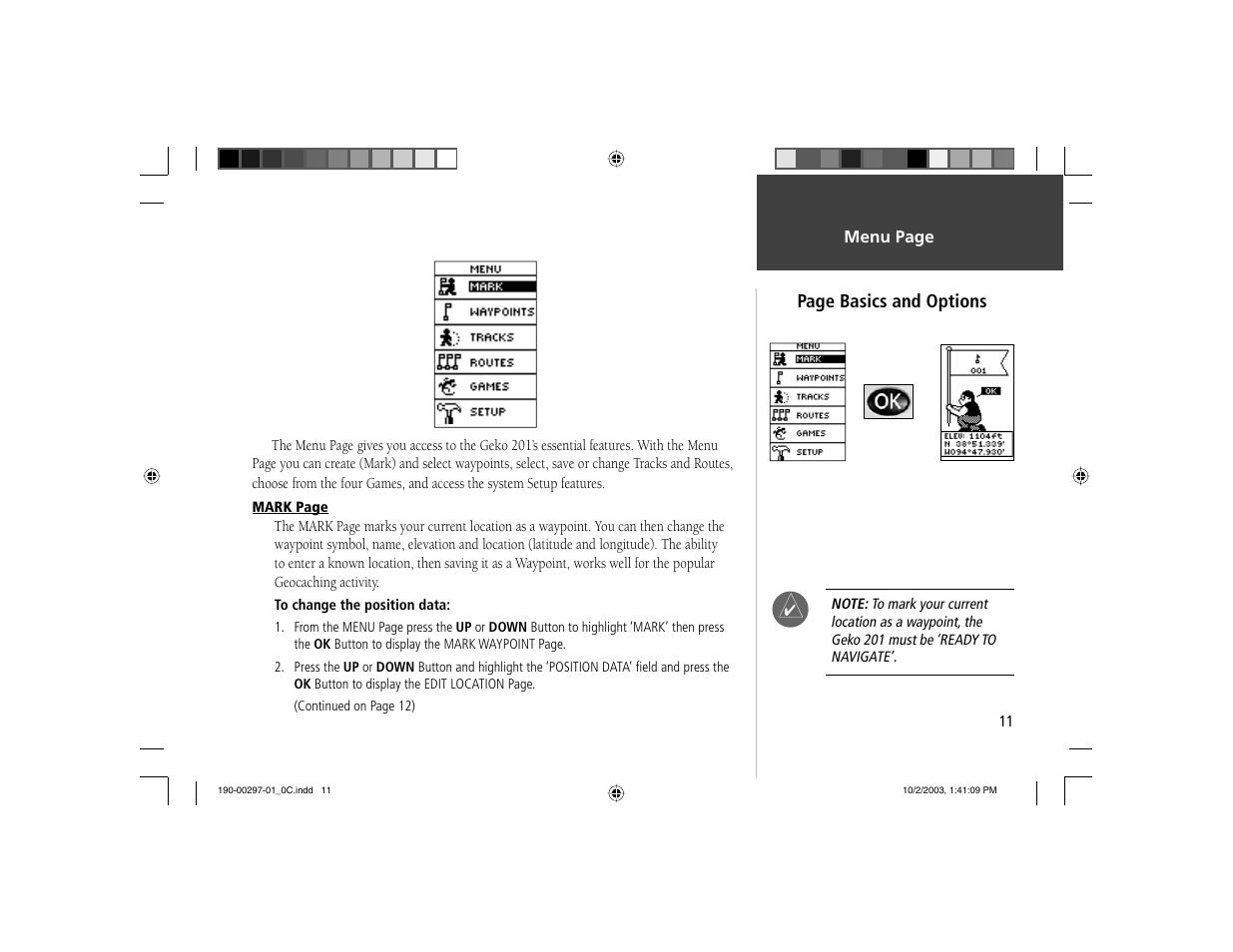 Garmin Geko 201 User Manual | Page 19 / 52