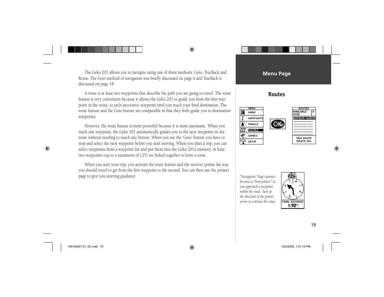 Garmin Geko 201 User Manual | Page 27 / 52