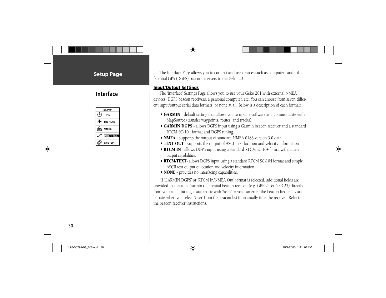 Garmin Geko 201 User Manual | Page 38 / 52