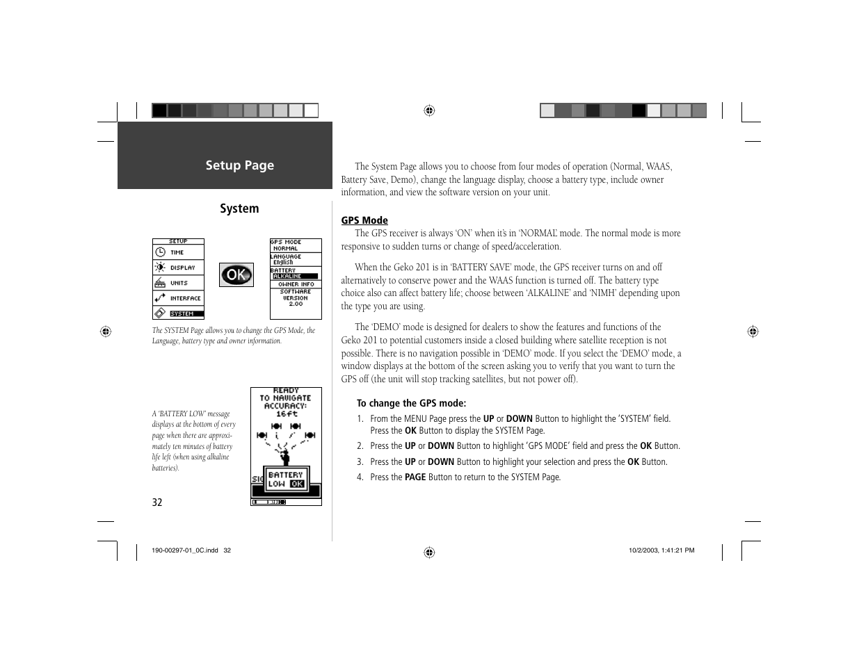 Garmin Geko 201 User Manual | Page 40 / 52