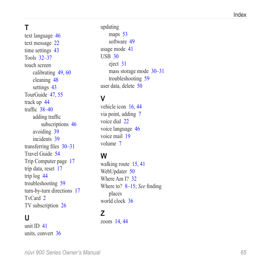 Garmin nuvi 900T User Manual | Page 71 / 72