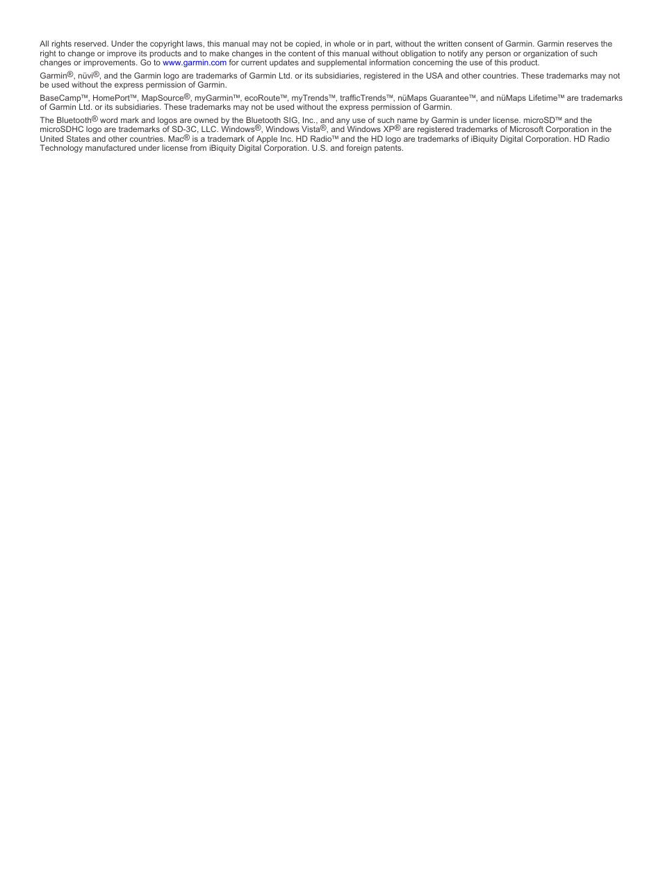 Garmin nuvi 2798LMTD User Manual | Page 2 / 22