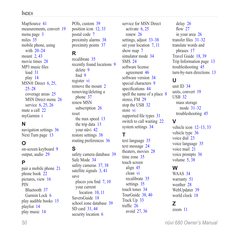 Garmin nuvi 680 User Manual | Page 58 / 60