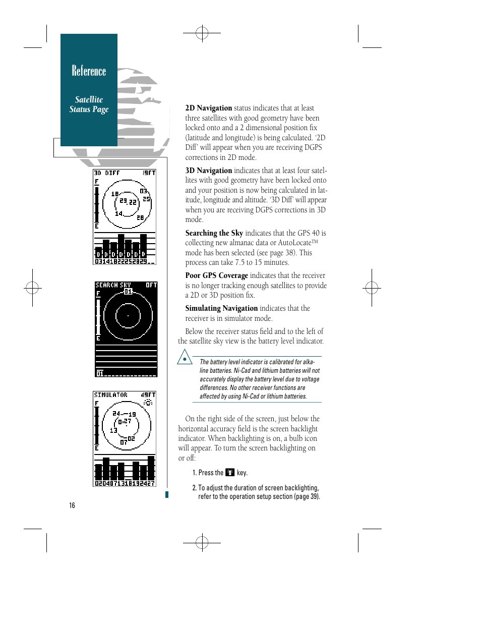 Reference | Garmin GPS 40 User Manual | Page 22 / 67