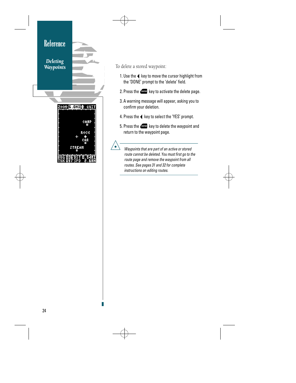 Reference | Garmin GPS 40 User Manual | Page 30 / 67