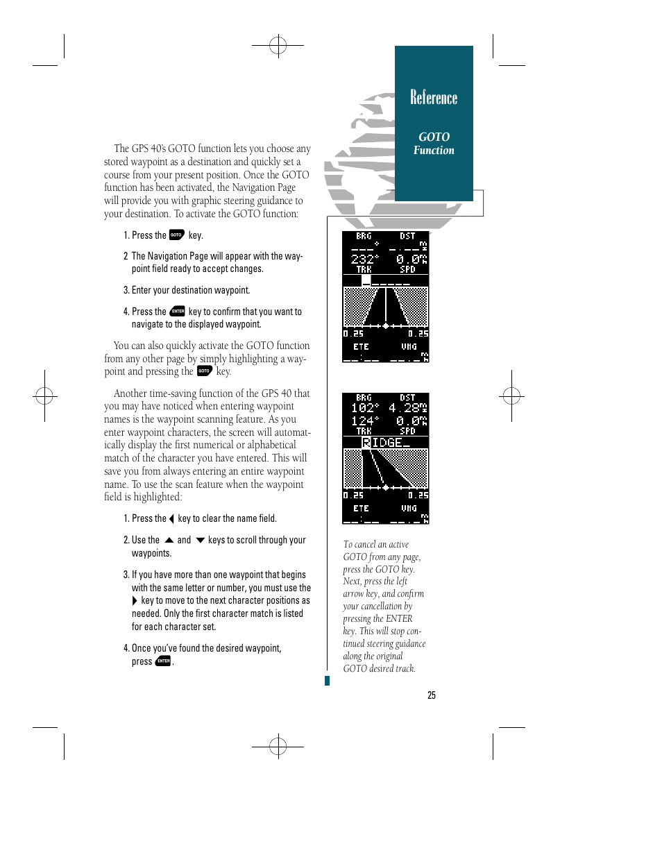 Reference | Garmin GPS 40 User Manual | Page 31 / 67