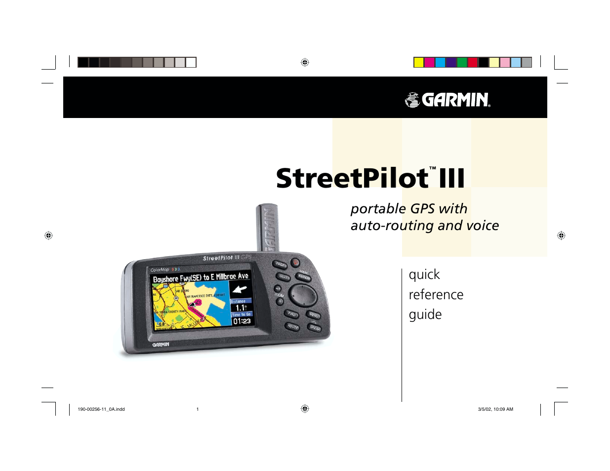 Garmin StreetPilot III User Manual | 12 pages