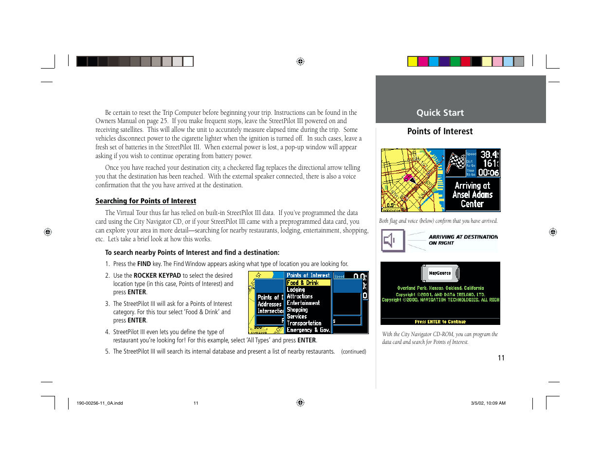 Garmin StreetPilot III User Manual | Page 11 / 12