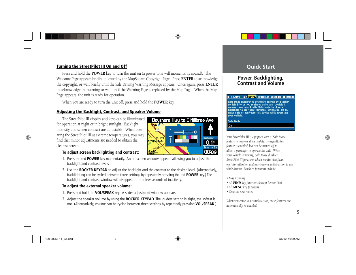 Garmin StreetPilot III User Manual | Page 5 / 12