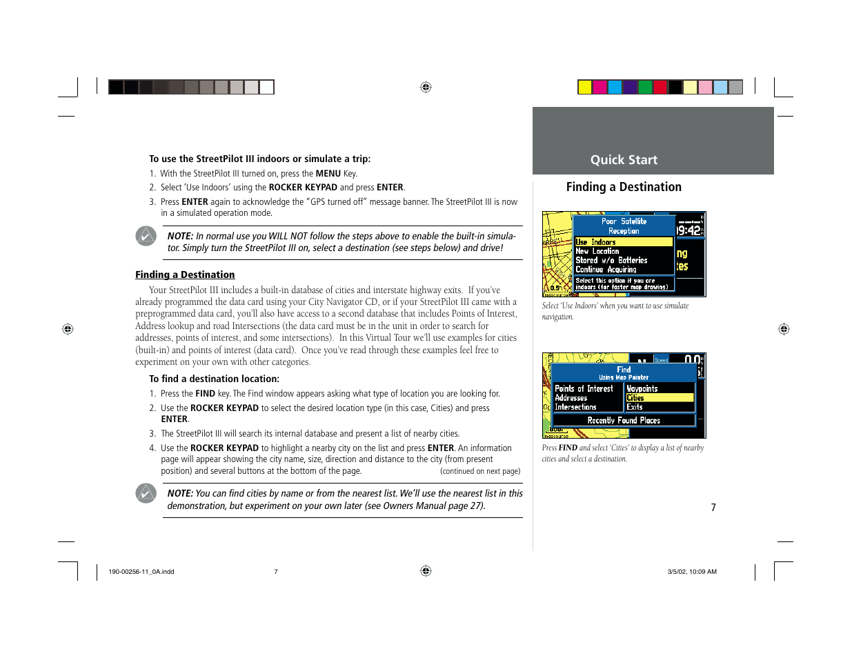 Garmin StreetPilot III User Manual | Page 7 / 12