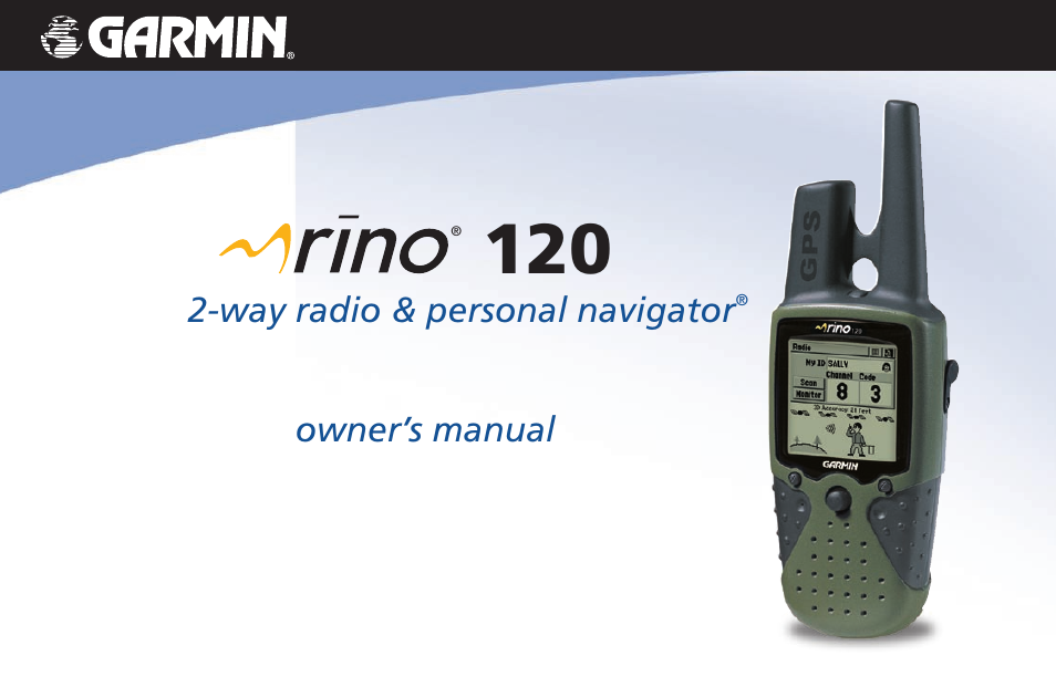 Garmin Rino 120 User Manual | 124 pages