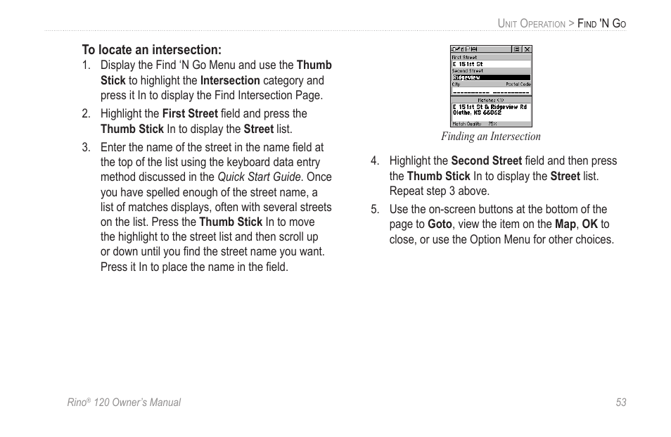 Garmin Rino 120 User Manual | Page 59 / 124