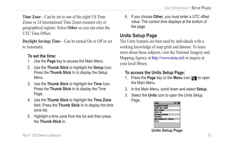 Garmin Rino 120 User Manual | Page 79 / 124