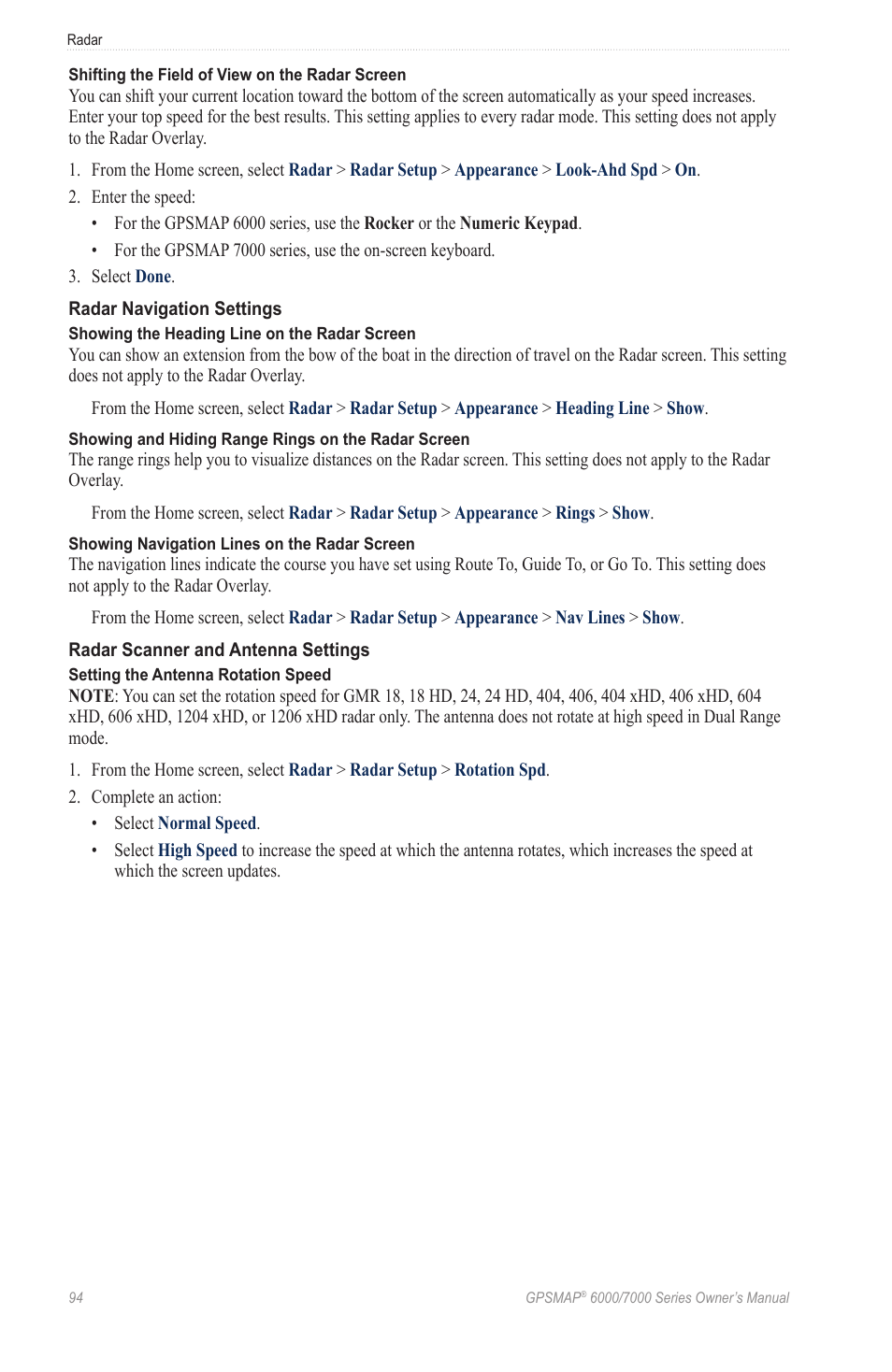 Garmin GPSMAP 7215 User Manual | Page 100 / 136