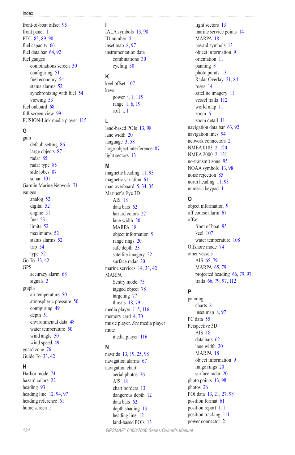 Garmin GPSMAP 7215 User Manual | Page 130 / 136