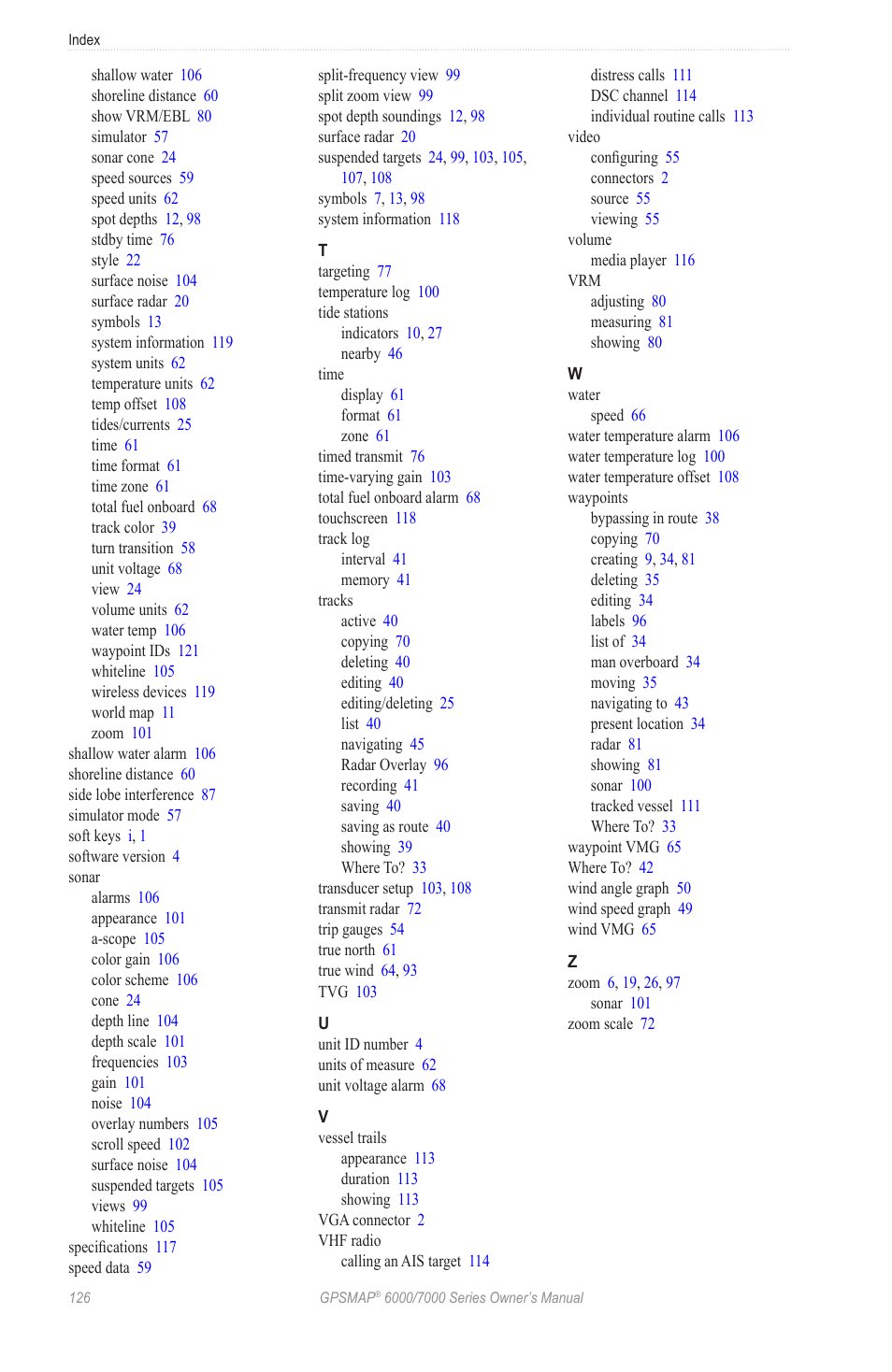 Garmin GPSMAP 7215 User Manual | Page 132 / 136