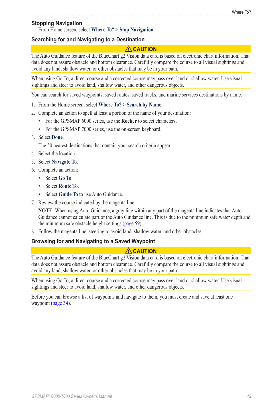 Garmin GPSMAP 7215 User Manual | Page 49 / 136