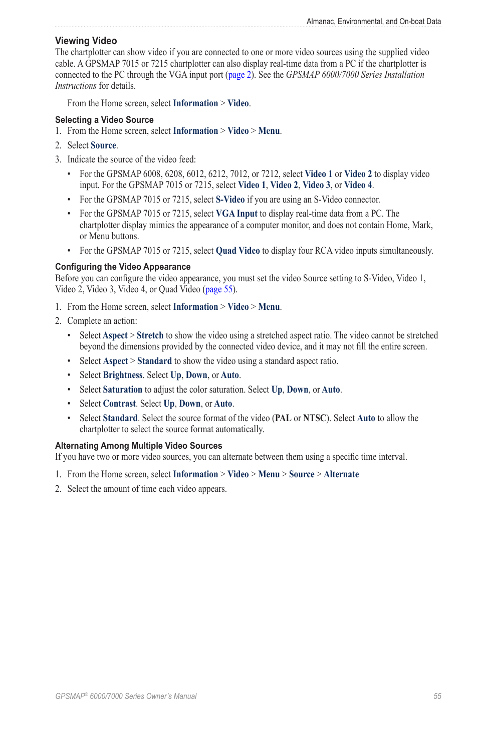 Garmin GPSMAP 7215 User Manual | Page 61 / 136